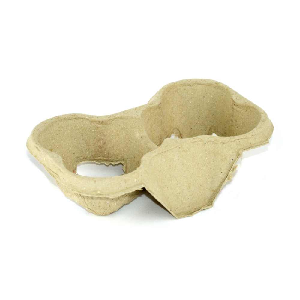 Porte 2 gobelets en carton recyclé